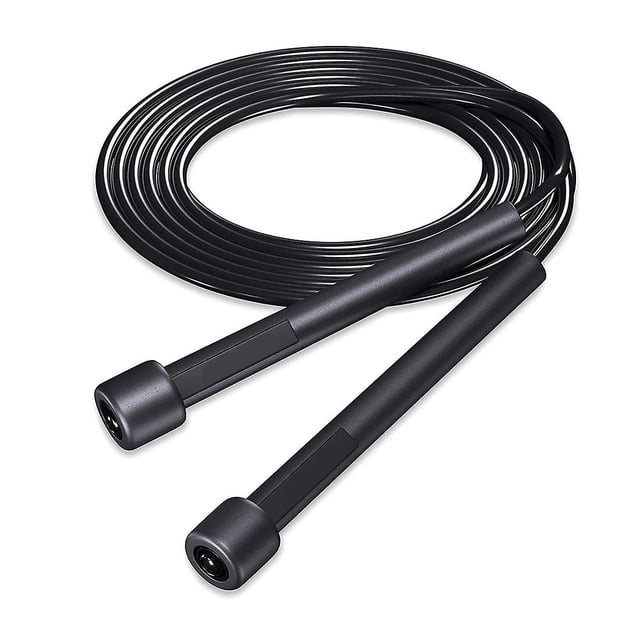 Cuerda de saltar ajustable y ligera para hacer ejercicio y estar en forma - Cuerda de saltar sin enredos para gimnasio y entrenamiento cardiovascular