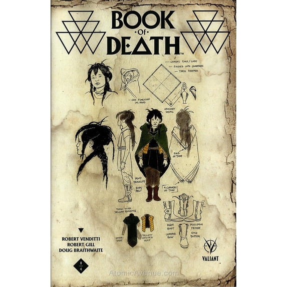 Book Of Death #1F VF ; Valiant Comic Book