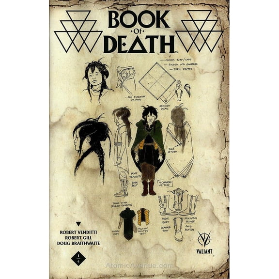 Book Of Death #1F VF ; Valiant Comic Book