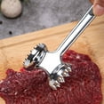 thumbnail image 6 of KONTONTY Household Double-Sided Zinc Alloy Steak Meat Hammer Mallet Meat Tenderizer, 6 of 8