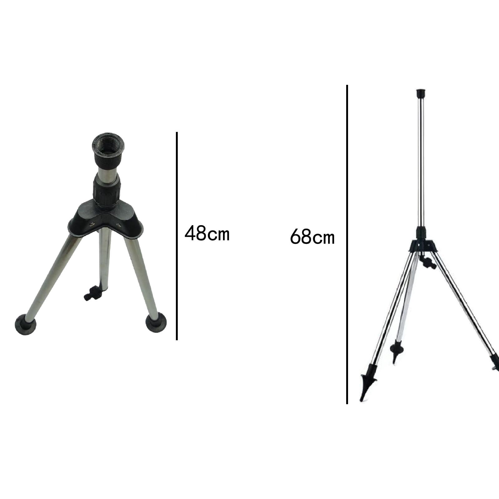 Fzaqwen Tripod Sprinkler 360 Degree Automatic Rotating Garden Watering Tool Garden Water After Lifting 68cm