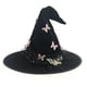 thumbnail image 1 of Guardurnaity Sombrero de Halloween, negro, de , para mujer, estilo mágico, suave, súper suave y perfecto para Halloween y fiestas. Sombreros blanco rosado, 1 of 6
