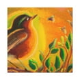 thumbnail image 3 of "Robin in Winter Landscape" - Canvas, 3 of 25