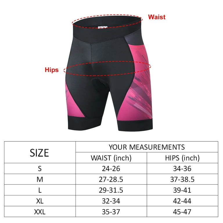 Aeike Women s Cycling Shorts Bike Shorts Padded Bicycle Tights For Riding