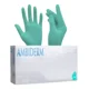 thumbnail image 1 of Guantes Desechables De Nitrilo Ambiderm Colores Tallas 100pz Color Verde Claro Talla S, 1 of 2