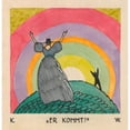 thumbnail image 3 of Karl Wiener 12x12 Black Modern Framed Museum Art Print Titled - He Comes! (Around 1921), 3 of 5