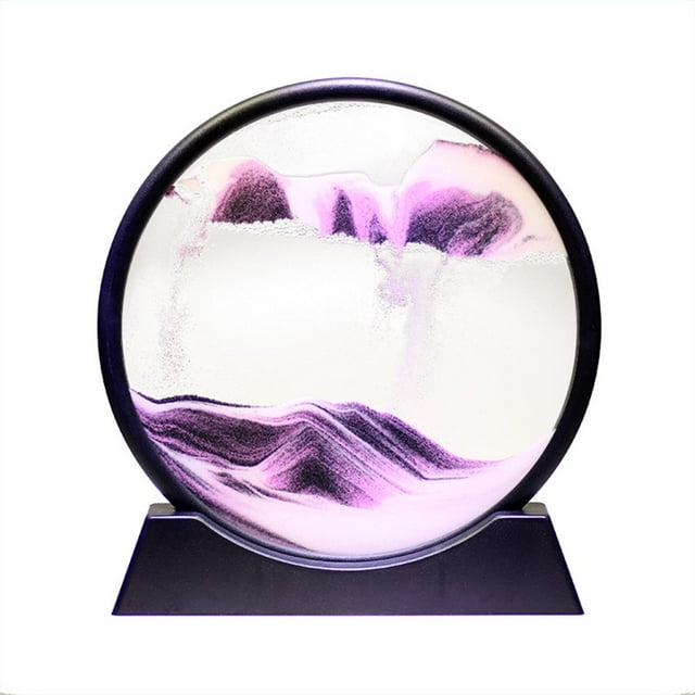 The Magic Sandscape Crafts 3D Moving Sand Art Painting Ornament Desktop Decor 7 Inches Green