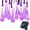 Purple, variant on Raindrop Solar String Fairy Lights, 20ft 30LED Solar Water Drop Fairy Lights Waterproof for Outdoor, Garden, Christmas Decorations
