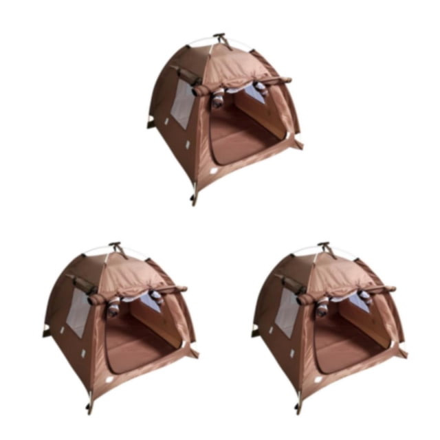Methold tienda de campaña para mascotas al aire libre cama plegable portátil cachorro excursión nido impermeable perro gato casa interior Type1 NO1