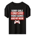 thumbnail image 3 of Men's Video Game Graphic Print Casual Crewneck Short Sleeve T-shirt Tee For Adult, Men, Women, Teen, Teenager, Adolescent,Youth, 3 of 5