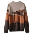 thumbnail image 3 of Pullover Sweaters for Men Loose Fit Men's Sweater with Color Block and Long Sleeve, Round Neck, Pullover Style Men's Pullover Sweaters, 3 of 8