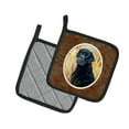 thumbnail image 2 of Curly Coated Retriever Pair of Pot Holders, 2 of 3