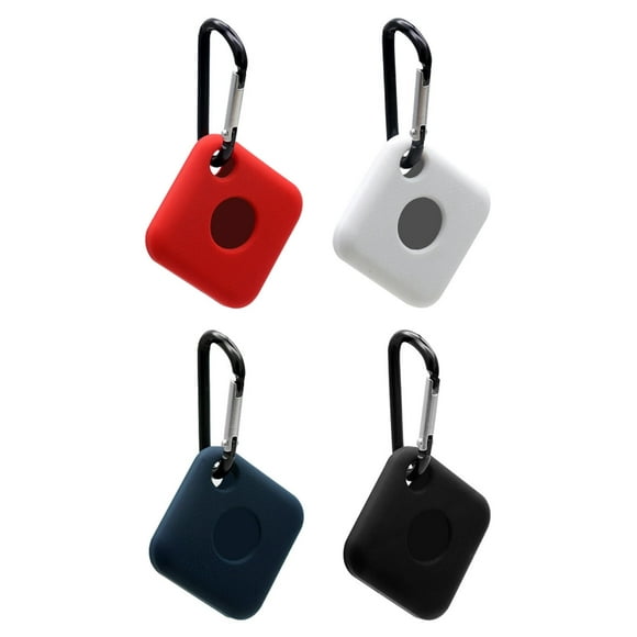 4pcs Waterproof Lightweight Tracker Case Tear Resistant Shockproof With Keychain Soft Silicone Solid Durable Fit For Tile Pro