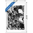 thumbnail image 2 of Radiohead - Scribble Wall Poster, 14.725" x 22.375" Framed, 2 of 4