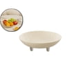 thumbnail image 1 of Plastic Fruit Serving Bowl – 9 Inch Snack Tray for Candy, Nuts & Desserts – Shatterproof Glossy Deep Dish for Living Room Coffee Table, Office & Party Decor, 1 of 6