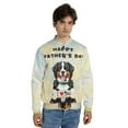 thumbnail image 4 of Cute Bernese Mountain Dog Loves Dad Happy Father's Day All Over Print 3D Baseball Jacket Berner Lover Gifts Bomber Jacket Softball - 12008, 4 of 6