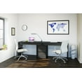thumbnail image 1 of Sereni-T 3 Piece Home Office Set, Black and Ebony, 1 of 4