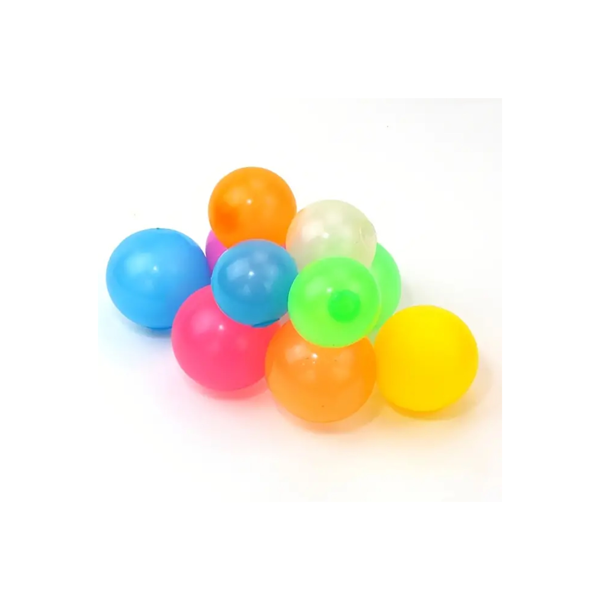 SEDLAV 8 Pieces Glowing Sticky Balls Sticky Hands for Kids, Squishy