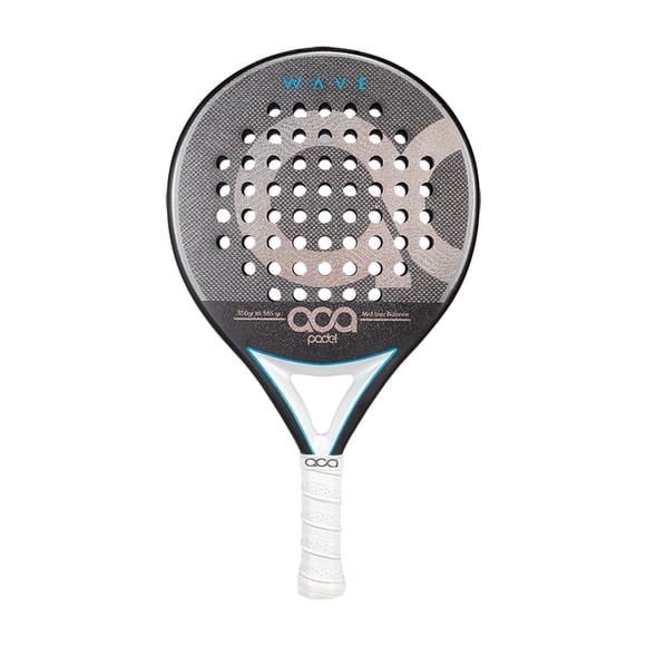 ACA WAVE Edición 2026 Pala de Pádel Profesional | Carbono 3K | Forma Redonda | EVA Soft Black | Control Total