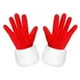 thumbnail image 5 of Guantes navideños cómodos y suaves, telas de terciopelo con puños blancos, guantes de Papá Noel Accesorios de ropa navideña Los guantes navideños están hechos de terciopelo rojo y adornados, 5 of 5