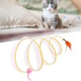 thumbnail image 4 of para gatos, juguete plegable para mascotas con juguete de s, animales pequeños, juego portátil ratón redondo Yuyangstore Gato Túnel, 4 of 7