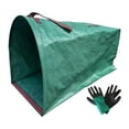 thumbnail image 1 of S SERENABLE Yard Waste Bag Recycling Bin for Camping Party Debris Leaves Grass Clippings 150L, 1 of 9