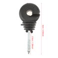 thumbnail image 1 of Fosa Screw In Ring Insulator,50 Pcs/Set Black Screw In Ring Insulators Electric Fence Accessories For Wood Post, Fence Insulator, 1 of 8