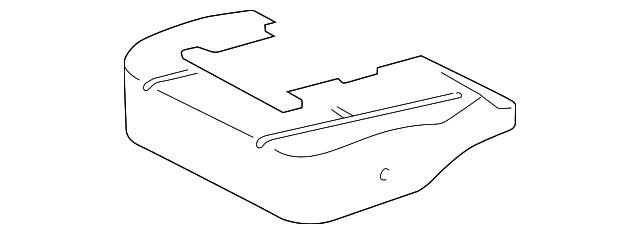 TOYOTA Genuine 71072-08030-B0 Seat Cushion Cover