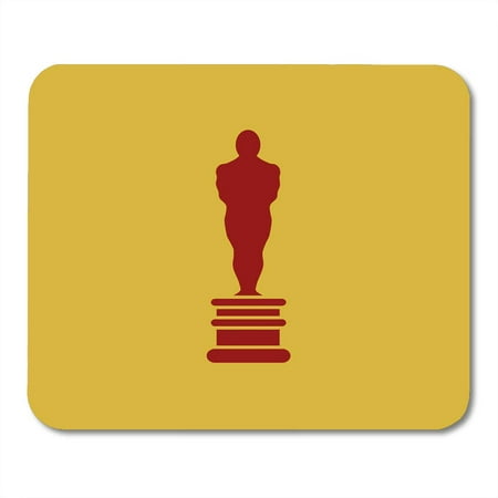 LADDKE Oscar Academy Award in Flat First Place Prize Man of the Year Reward Best Person Statue Mousepad Mouse Pad Mouse Mat 9x10 (Best Place For Brake Pads)