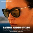 thumbnail image 2 of GRINDERPUNCH Polarized Round Sunglasses for Men Women UV400 Retro Vintage Fashion Sun Glasses Lightweight Driving Fishing Outdoor Eyewear Shades - Gold, 2 of 9
