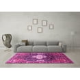 thumbnail image 3 of Ahgly Company Indoor Round Persian Pink Traditional Area Rugs, 4' Round, 3 of 4