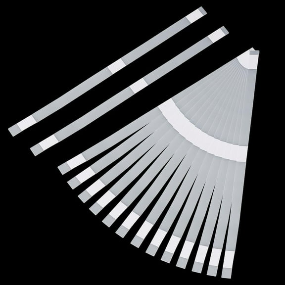 50pc EVA Book Binding Spine Tape Hot Melt Adhesive Bookbinding Repair Tape White 285x12x1.5mm