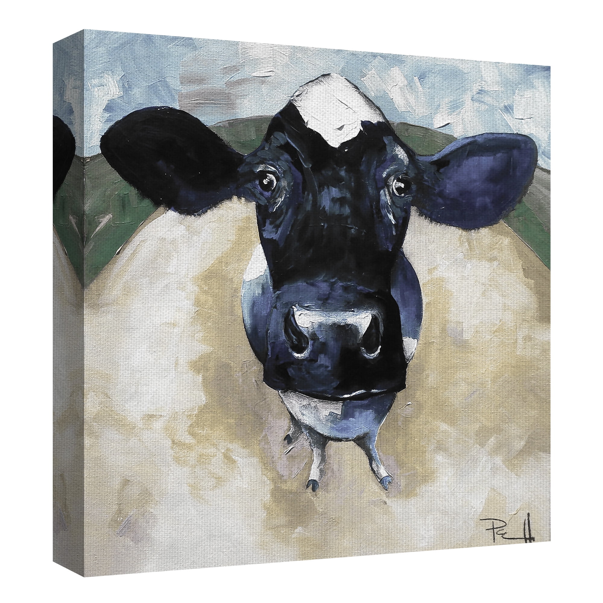 Cow Tale Light by Sean Parnell Wrapped Canvas Art Painting Print