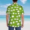 thumbnail image 6 of Easygdp Funny Sheep Doing Yoga Men's Hawaiian Shirts Print Lapel Short Sleeve for Beach, vacation, party, casual occasions - XX-Large, 6 of 9