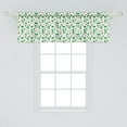 thumbnail image 2 of Ambesonne Southwestern Valance Pack of 2, Fun Desert Cactus, 54"X18", Jade Green Orange and Pink, 2 of 4
