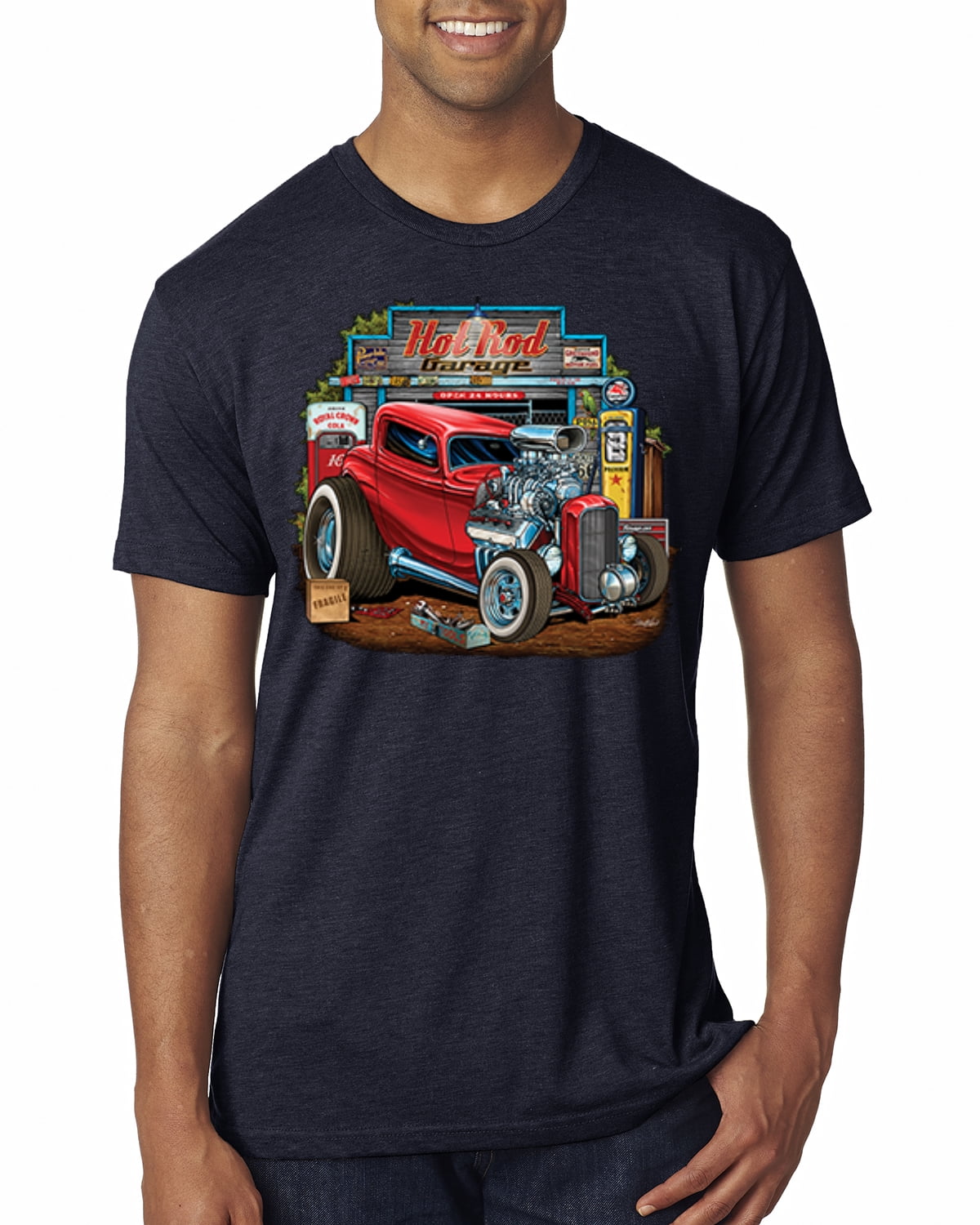 Vintage Hot Rod Old Garage Cars and 