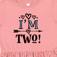 thumbnail image 4 of Inktastic 2nd Birthday 2 Year Old Arrow Girls Toddler Dress, 4 of 5