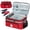 Red, variant on Godery Travel Medicine Bag Organizer, Pill Bottle Organizer for Home with shoulder straps, Large Medication Storage,Case First Aid Kit Bags Empty