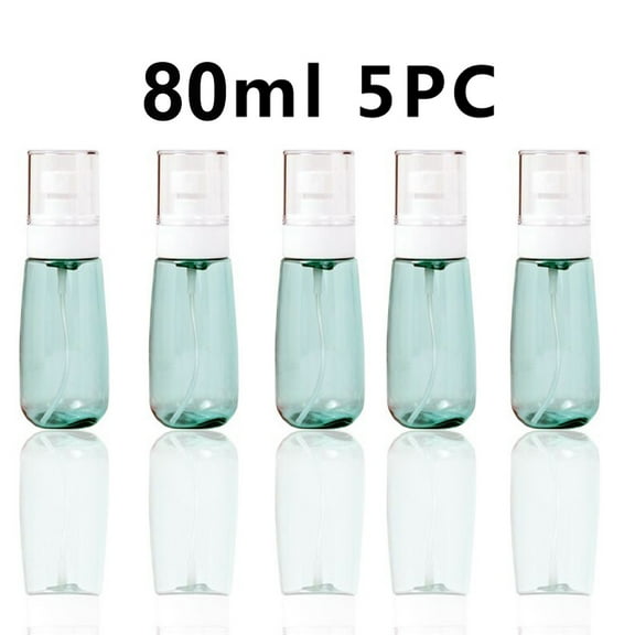 Food Grade Spray Bottles,5PC Plastic Spray Bottle Small Spray Bottle Travel With Plastic Sprayer 80ML