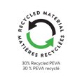 thumbnail image 2 of Mainstays Medium Weight Recycled PEVA Shower Liner, Clear, 2 of 6