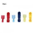 thumbnail image 1 of 60pcs T Tap Electrical Connectors Quick Wire Splice Taps and Insulated Terminal, 1 of 8