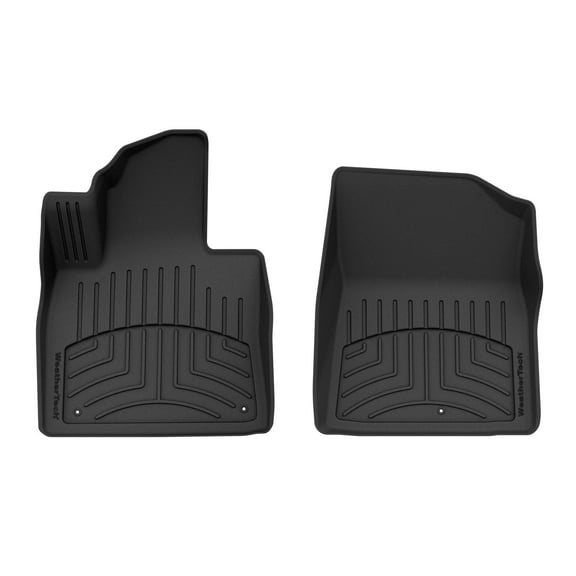 WeatherTech FloorLiner HP Custom Fit Floor Mats compatible with 2021-2023 Hyundai Santa Fe - 1st Row (Driver & Passenger), Black