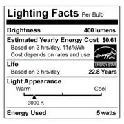 Philips Ultra Definition LED 50-Watt PAR16 Indoor Spotlight Light Bulb, 40-Degree Beam Angle, Dimmable, E26 Medium Base (3-Pack)