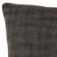thumbnail image 2 of Benzara BM228820 Square Fabric Throw Pillow with Twill Weave Pattern, Gray, 2 of 5