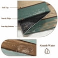 thumbnail image 6 of Round Rugs 3.3Ft, Blue Brown Green Farmhouse Round Area Rug Washable Indoor Throw Carpet, Retro Vintage Wood Soft Non Slip Circle Rug for Laundry Room Patio Home Decor Aesthetic, 6 of 8