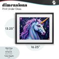 thumbnail image 4 of Stupell Industries Bohemian Star Dancer Unicorn Black Framed Print Under Glass, 16 x 13, by Tabz Jones, 4 of 8