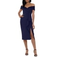 thumbnail image 1 of Xscape Petite Waterfall-ruffle Off-th Midnight 8p, 1 of 1