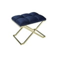 thumbnail image 1 of K Elite Navy Suede with Gold Base Bench, 1 of 1
