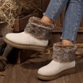 thumbnail image 5 of Tao Tao Womens Patty Cold Weather Snow Boot Warm Lined Winter Boots Faux Fur Beige 43, 5 of 9