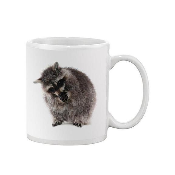 Raccoon Eating Acorn Mug - Image by Shutterstock,